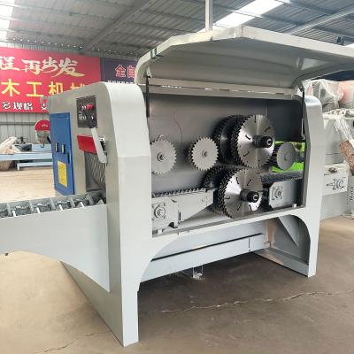 China Woodworking Multi Blades Electric Log Saw Circular Sawmill Machine with Production for sale