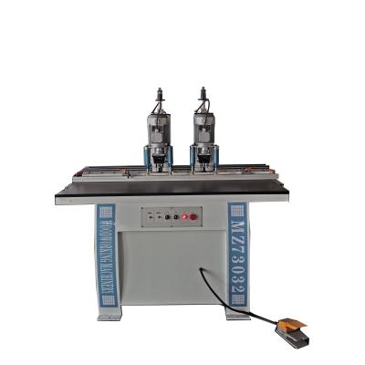 China Max. Drilling Diameter 50mm Cabinet Double Two Heads Wooden Door Hinge Boring Machine for sale