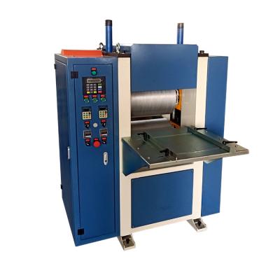 China 20kW Power Wood Grain Embossing Machine voor MDF en massief hout plaat staal deuren plaat Te koop