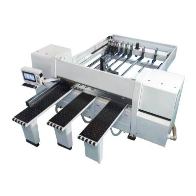 China Automatic Electronic Woodworking Machine CNC Beam Saw for Solid Wood Board Cutting for sale