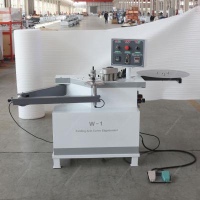 Cina 1.4kW Potenza W-1 Curve Line Edge Bander Completamente Automatico Attraverso Feed Edgebanding Machine in vendita