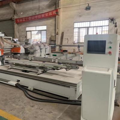 China Four Sides Circular Cutting Off Saw Machine for Wood Door Panels in Furniture Factories for sale