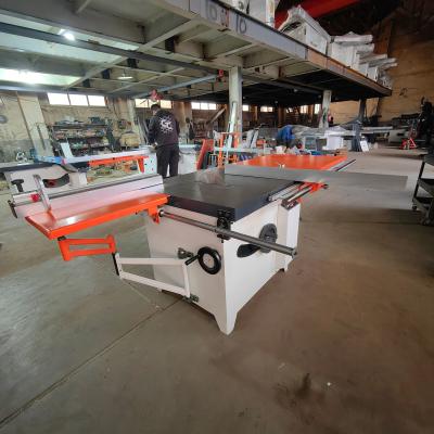 China Sliding Table Swing Angle Circular Saw for 45 Degree Inclined Cutting 850*2800*1500mm for sale