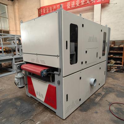 China Powerful 800mm Automatic Metal Deburring Chamfering Sanding Machine with 7.5kw*2 Power for sale