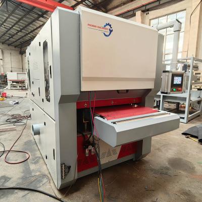 China Automatic Metal Sanding Polishing Deburring Machine for Wide Belt Stainless Sheet for sale