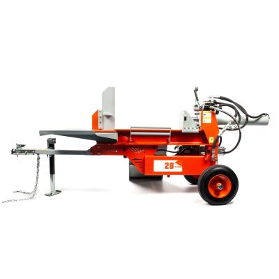 China Wooden Bracket Acceptable OEM Horizontal 28T Log Wood Splitting Machine for Household for sale