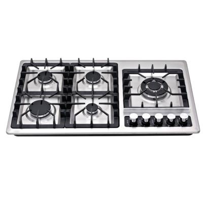 China Household Factory Price Black Steel Cooktop Appliances Gas Hobs With Customized Package for sale