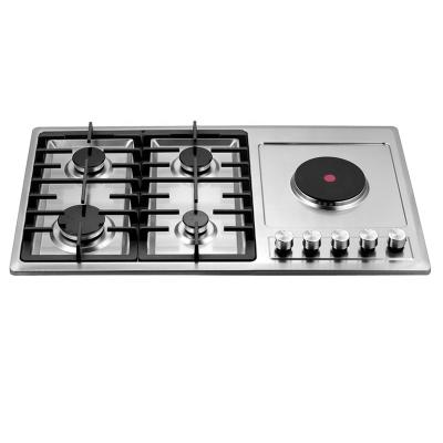 China Hotel Custom 1 Hot Plate 4 Burner Gas Stove Electric Hob Gas Cooker for sale