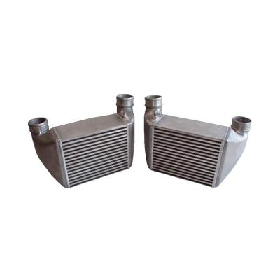 China Universal Gas and Air OEM Plate Aluminum Bar Sidemount Intercooler for sale