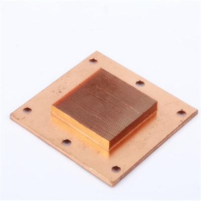 China LED Heatsink OEM Manufacturer Fin Heatsink Aluminum Copper Skived Heatsink for sale