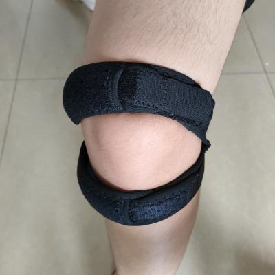 China Adjustable Patella Knee Strap Patella Tendon Knee Strap Support Brace Patella Patellar Core Protector Fitness Patella Band for sale