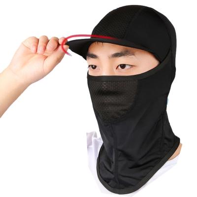 China Motorcycle Sunscreen Quick Outdoor Hood Sail Silk Drying Ice Breathable Riding Mask for sale