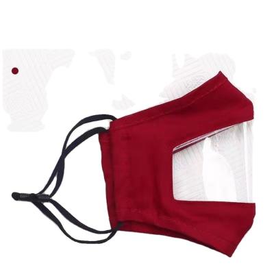 China Reusable Washable Clear Plastic Neoprene Sports Dust Protective Face Mask Deaf Dumb Mask Windproof Lip for sale