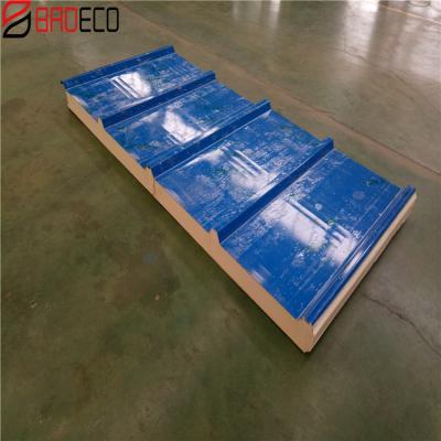 China PU Sandwich Wall Panel Building Wholesale 0.5mm Plate Exterior Cheap PU Sandwich Panel for sale