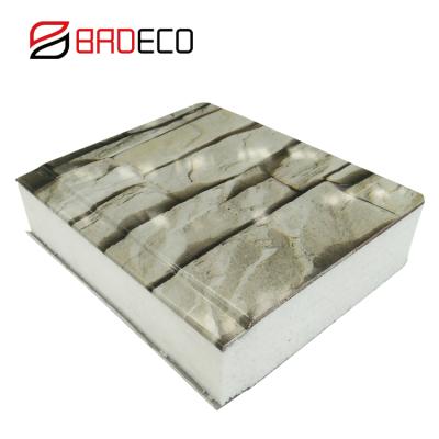 China 50mm Industrial EPS Sandwich Wall Panel Cool Room Sandwich EPS Insulation Board for sale