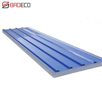 China Industrial EPS Insulation Board 100mm EPS Foam Sandwich Panels For Roof for sale