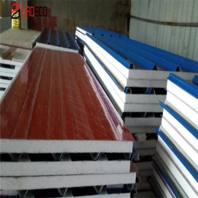 China Lightweight Insulated Sandwich Panel Industrial Cheap Prices EPS Sandwich Panel For Roof for sale