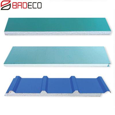 China Industrial Insulated Lightweight Wall And Roof Foam Sandwich Panels EPS EPS Sandwich Panel for sale