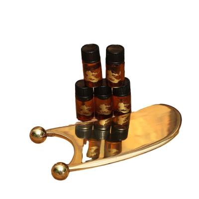 China Body All brass scraping plate pure copper cervical back whole body beauty salon massage products can be customized for sale