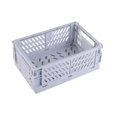 China High Capacity Kitchen Storage Foldable Home Use PP Sustainable Foldable Multi-Color Custom Plastic Basket Storage Basket for sale