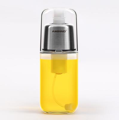 China Viable Kitchen Jar Sauce Vinegar Bottle Oil Dispenser Glass Bottle Sterilize Oil Bottle Kitchen Storage Set for sale