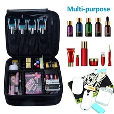 China Fashion Travel Makeup Train Case Makeup Cosmetic Case Organizer Portable Skincare Makeup Storage Organizer for sale