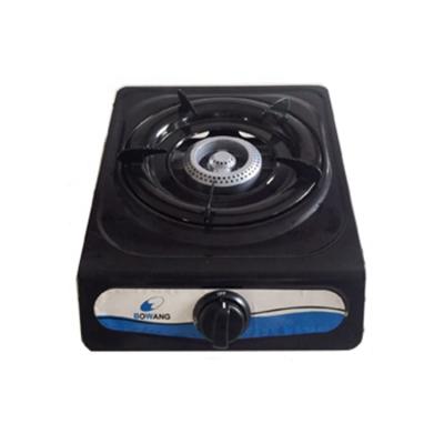 China Black Panel Hot Sale Hotel Table Single Burner Household Gas Stove (BW1501) for sale