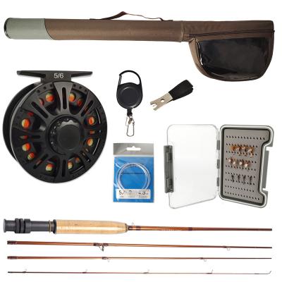 China Best 100% Carbon Value Carbon Stocked 9' Combo Fly Rod and Reel (B02) for sale