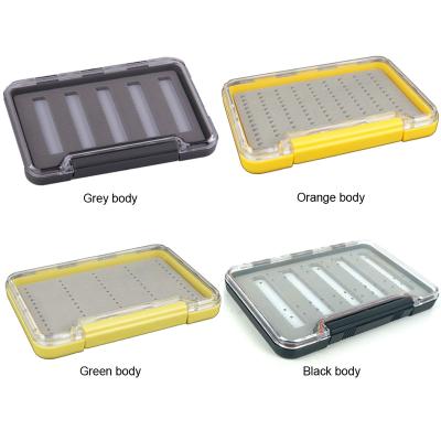 China Catch Flies and Terminal Tackle Flies Fly Box Super Slim 100% Waterproof Fishing Boxes Easy Grip Foams Magnetic Multi Compartments 09A-H045 (B07) for sale