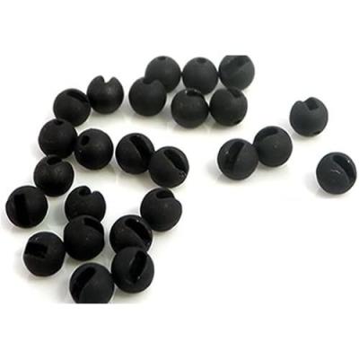 China High Quality Slotted Tungsten Beads Head Eyes For Fly Tying Nymph Head Ball Beads Matte Colors (B10) for sale