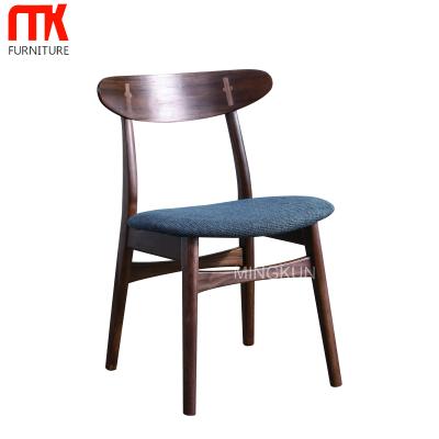 China Solid Wood Walnut Dining Chair Solid Wood Chair For Kitchen Living Room Dining Room Furniture for sale