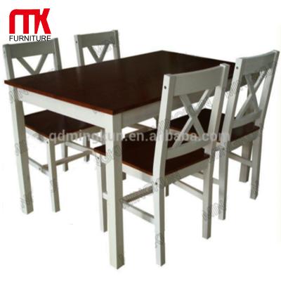 China Natural Solid Oak Solid Wood Kitchen Tables and Chairs for sale