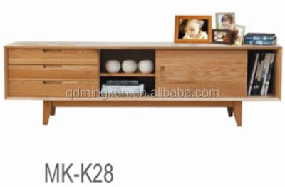 China Cheap Solid Wood Oak TV Solid Wood Unit Made In China for sale