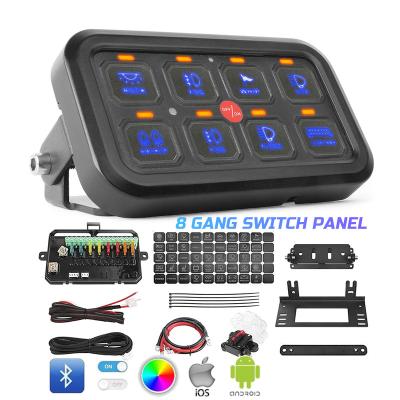 China Offroad strip 8/6/Truck/4x4/cars 12V led aux panel. switch for the truck for sale