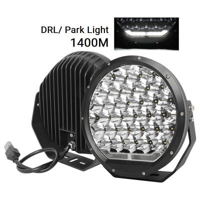 China Driving Light DRL Led Pod Spot Die-cast Aluminum Housing Offroad Lights 9 Inch 4WD 4X4 1400M Driving Light For Jeep Bronco 4Runner for sale