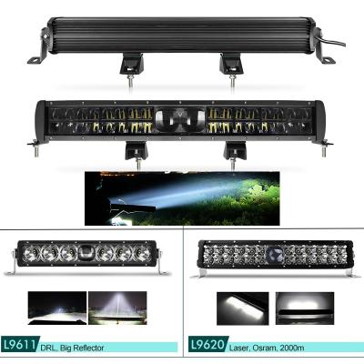 China Double Row Die-casting Aluminum Housing Spot Driving Beam Light Bar Truck 4WD 4X4 0sram Ledbar Offroad For Jeep For Toyota for sale