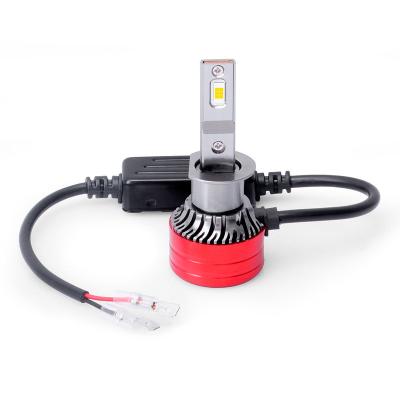 China Aluminum H4 Led Car Bulb H1 H3 Car Lamp Brightest Led Car Headlight Bulbs F5 H13 Fanless Led Bulbs Automotive Led Headlights for sale