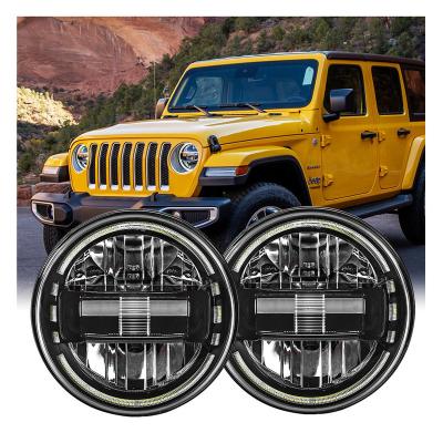 China New 2022 High Quality Super Bright 7 Inch Aluminum Alloy For Jeep Led Headlamps 60W LED Headlight For Jeep Wranger JK Headlights for sale