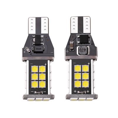 China Super Bright Decoration T15 W16W T15 Reverse Light With 3030 Car LED Emergency Light Automobile for sale