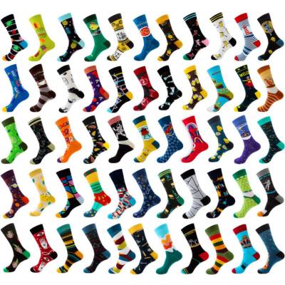 China Fashion Sporty Cotton Funny Crew Sock Fruit Men Animal Women Hip Hop Sock Novelty Happy Socks for sale