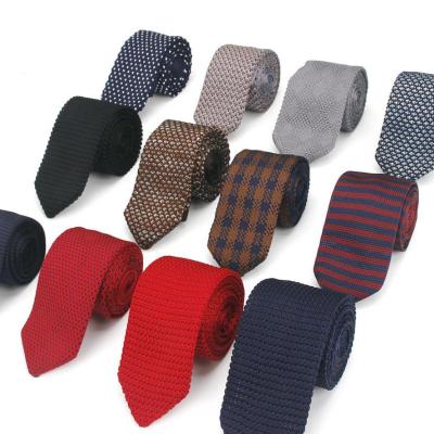 China Classic Patterns Washable Skinny Size 145cm*6cm Ties Pointed Tie Men Knit Tie 145cm*6cm for sale