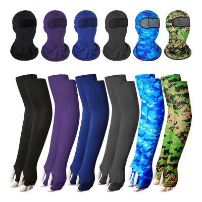 China Muti-function Outdoor Activities Supplies Ski Balaclava Sun Protective Face Cover Arm Cover Unisex Windproof UV Sleeves for sale