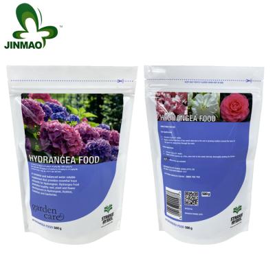 China 2020 Safety Hot Selling Flower Fertilizer Bag/High Quality Stand Pouch Zipper Top/Seed Packing for sale