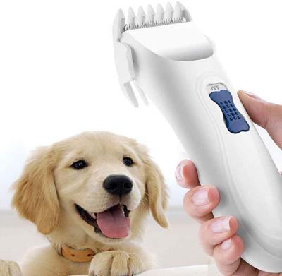 China Professional Factory Pet Shaving Cat Dog Electric Hair Clippers Stored Hair Hear Cutter for sale