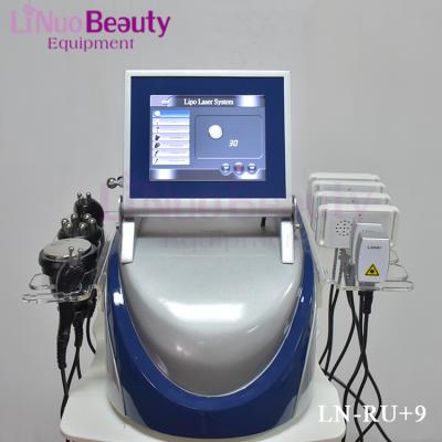 China Wholesale Professional Fat Removal 650nm Cavitation Lipolaser Weight Loss LN-RU+9 Laser Home Use Slimming Machine for sale