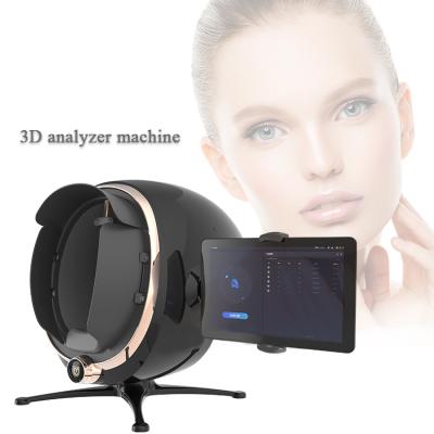 China Skin Wrinkle Analysis Laser Scanner Facial Reveal 3D Ink Powder Skin Analyzer Machine Factory Price Skin Analyzer System for sale