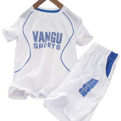 China 2022 New Cool And Comfortable Sports Quick-drying Short-sleeved Shorts Suit Boy Suit For Summer for sale