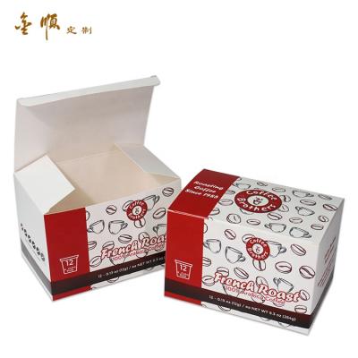 China Recyclable Custom Glossy Lamination Logo Packaging Boxes Coffee Beans Packaging UV Printing Paper Box for sale