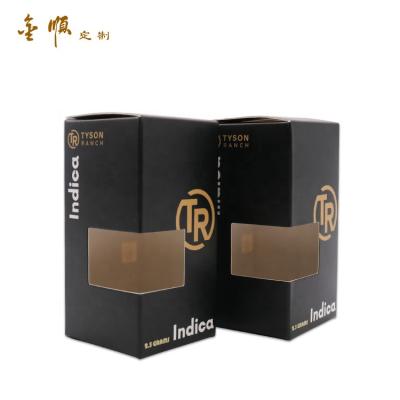 China Recyclable Customized Biodegradable Lip Gloss Box Packaging Branded Matte Packaging Box With Window for sale