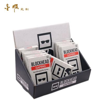 China Recyclable Custom Printed Paper Cardboard Corrugated Counter Display Boxes For Products Show for sale